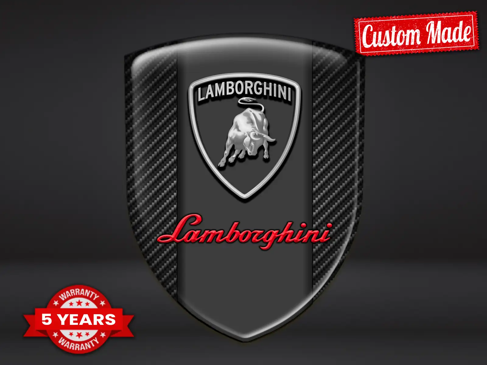Lamborghini Impresión Parachoques Deporte Premium Alta Calidad